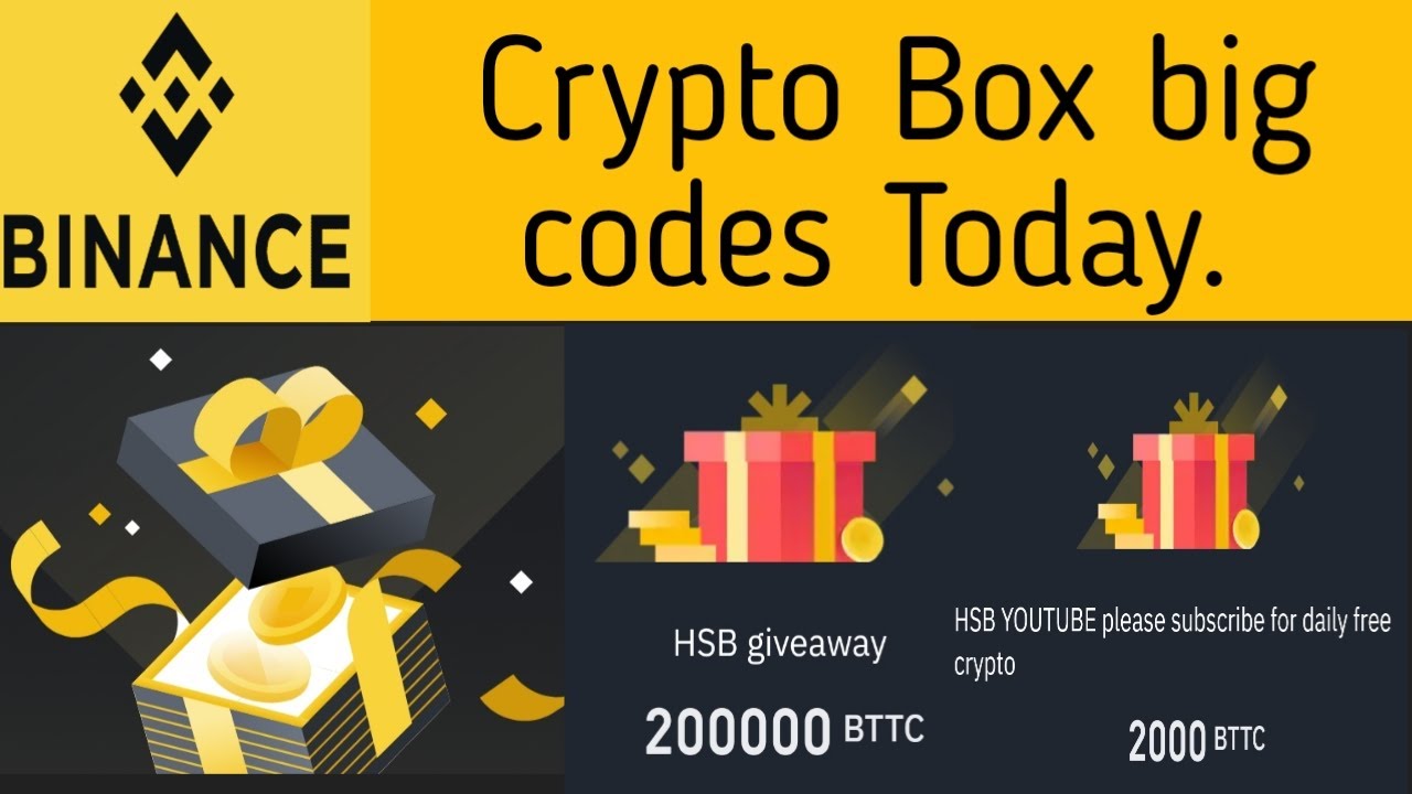 How do I get a crypto box code Binance? What is Binance crypto box ...