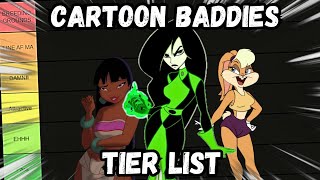 THE DEFINITIVE CARTOON BADDIE TIER LIST!!!