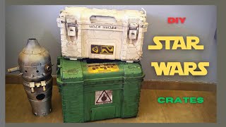 Star Wars cargo crates Diy :star wars room build #starwars