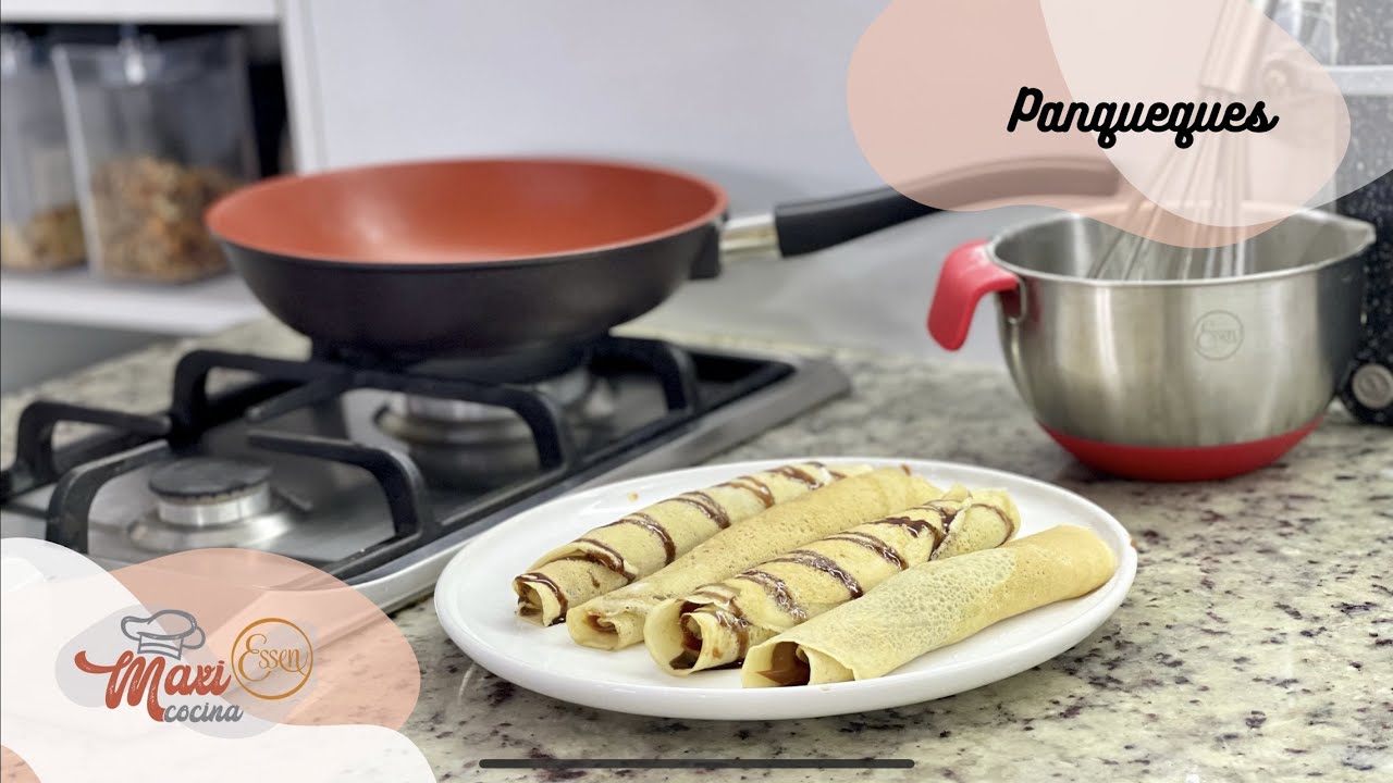Panqueques en Sarten chef Essen con Sodastream