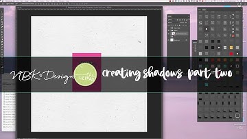 4 different ways to add Shadows on your Scrapbooking Elements PART TWO
