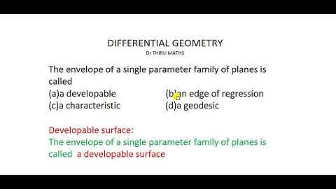 Differential Gepmetry/pg/trb exam