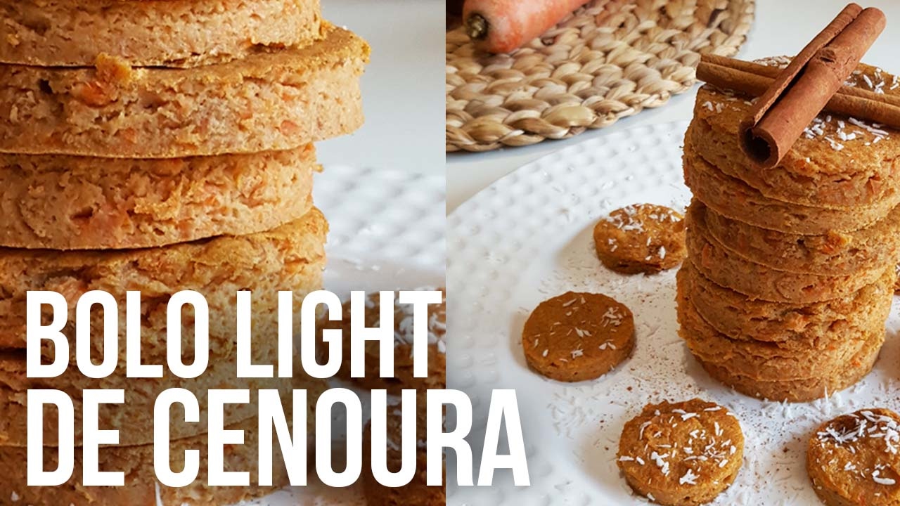 Bolo de Cenoura Saudável e Light | Receita Fit