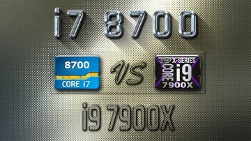 i7 8700 vs i9 7900X Benchmarks | Gaming Tests Review & Comparison