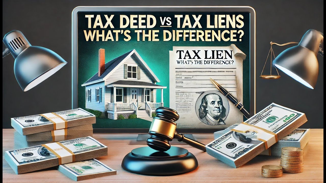 Tax Deed Properties vs Tax Liens : What’s the Difference? - YouTube