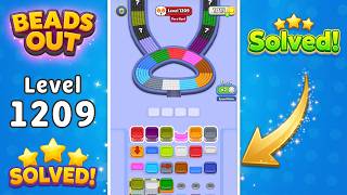 Beads Out - Level 1209 Walkthrough π§© | Solution & Gameplay (Voodoo) π΄