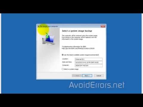 How to Create a System Image Backup of Windows 10 and Recover from it - GUI