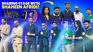 Sharing Stage With Shaheen Afridi For Zero LifeStyle.