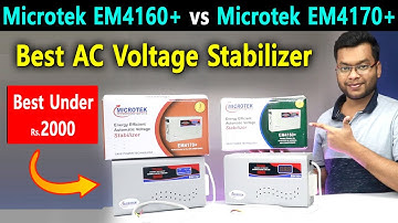 MICROTEK EM4160+ vs MICROTEK EM4170+ Best AC Stabilizer 1.5T | Microtek Stabilizer Connection 1.5T