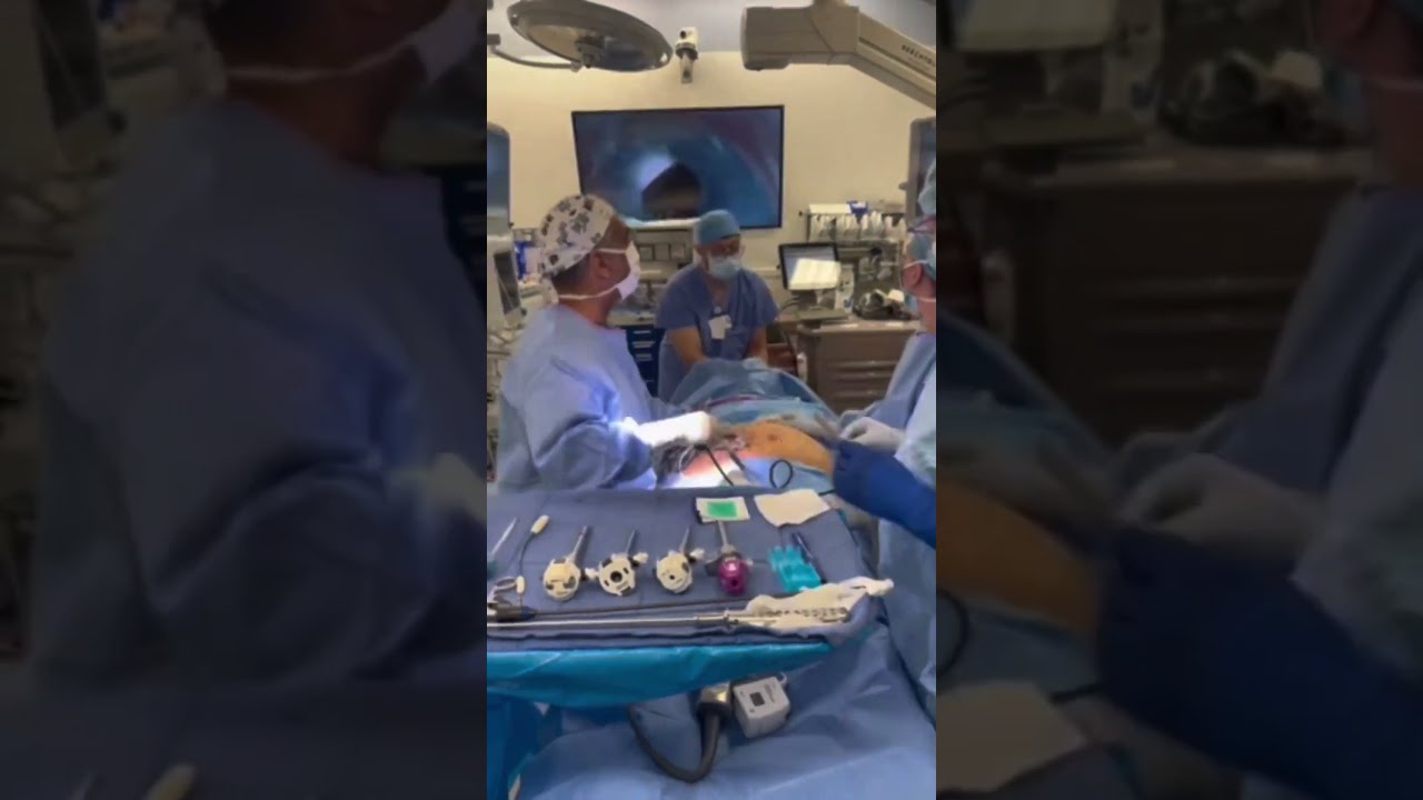 What Does It Look Like To Get The Da Vinci Robot Connected Patient During Robotic Surgery 