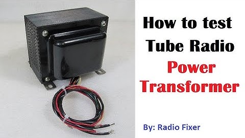 Part 1- How to test Power Transformer (1939 ZENITH Console Radio)