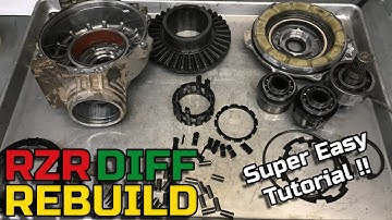 How To Rebuild RZR Differential - Explaining And Understanding How It Works