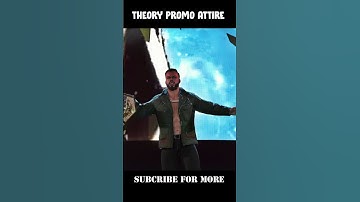 wwe 2k22 Austin Theory Promo Attire #shorts