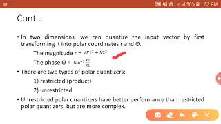 Different Types of Vector Quantizers