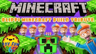 Blippi 3.6 Billion Views (vs 100 Million Views) | Minecraft Speed Build Tribute and More!