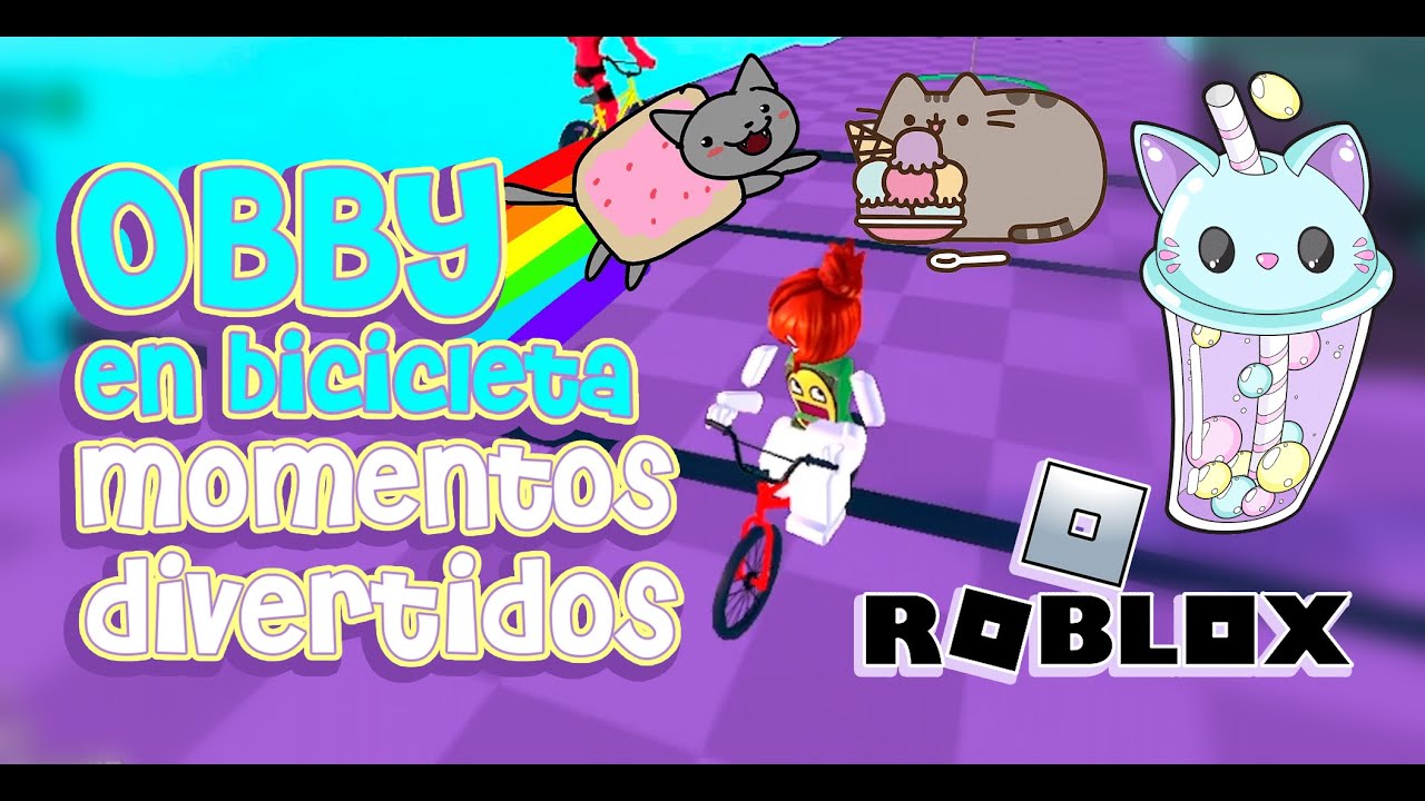 OBBY CON BICICLETAS MOMENTOS DIVERTIDOS #ROBLOX Parte 1 - YouTube