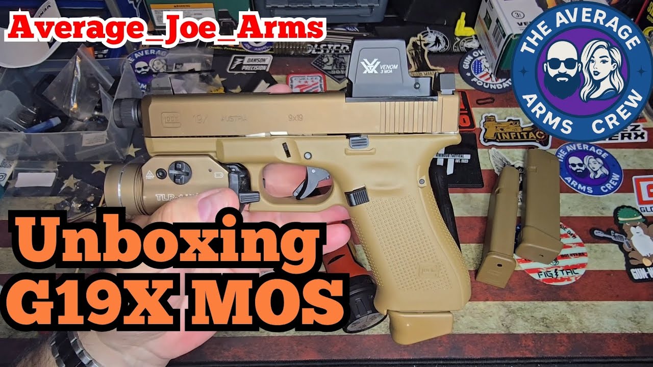 Glock 19X MOS: распаковка и установка закрытой оптики Vortex Venom