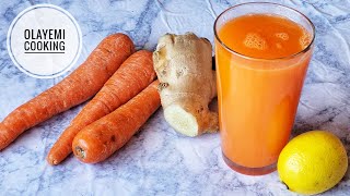 Carrot Ginger Lemon Strongest Fat Burner Full Body Weightloss Drink