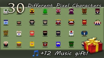 30 Pixel Characters Pack | Unity Asset Store