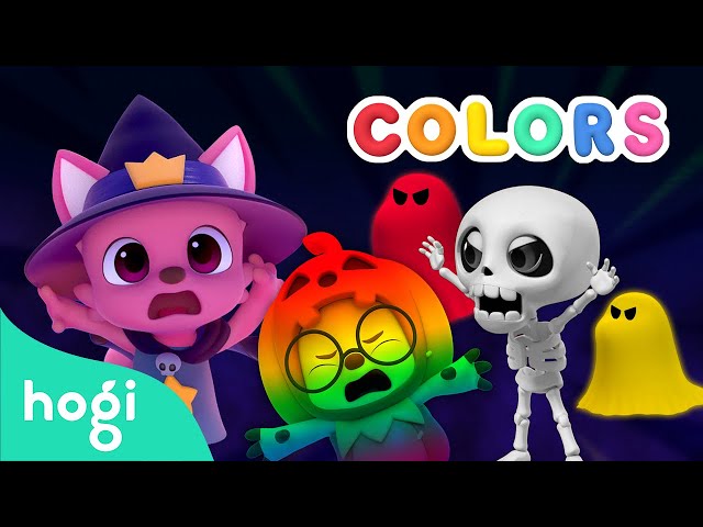 Learn Colors with Halloween Hogi 🎃｜Halloween Songs｜Halloween for Kids｜Pinkfong Hogi class=