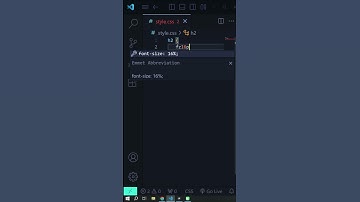 Как ускорить написание CSS кода - свойство font-size || Fast CSS #shorts  #emmet #coding #css #css3
