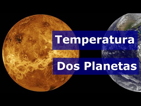 Vídeo: Qual é a temperatura em outros planetas?