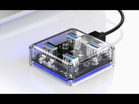 ORICO Transparent Series | ORICO 4-Port USB 3.0 Hub for USB Expansion (MH4U)