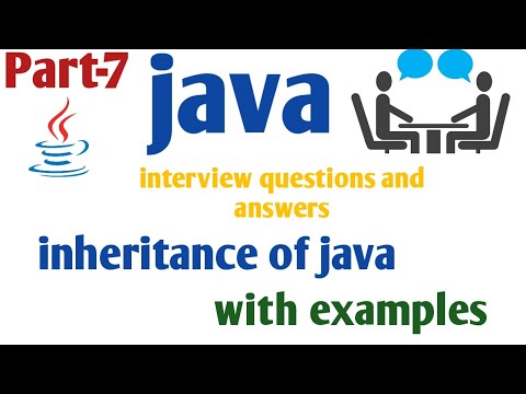 part-7 inheritance of java (interview questions and answers)in Telugu