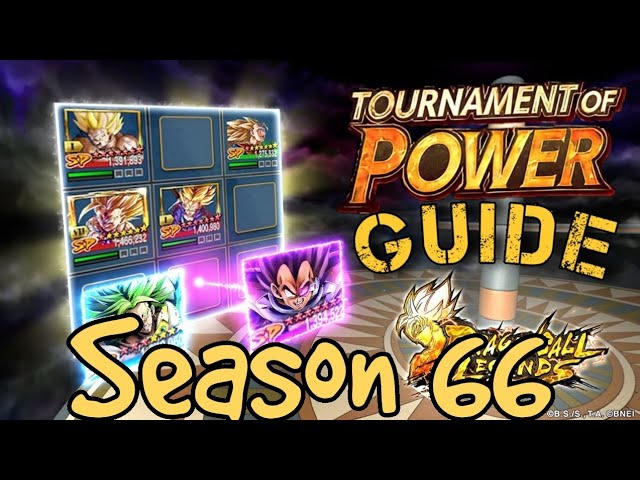 DRAGON BALL LEGENDS on X: [Tournament of Power #66 Is On!] Form a team of  6, battle across the map, and compete for a high Battle Score against  players worldwide to get