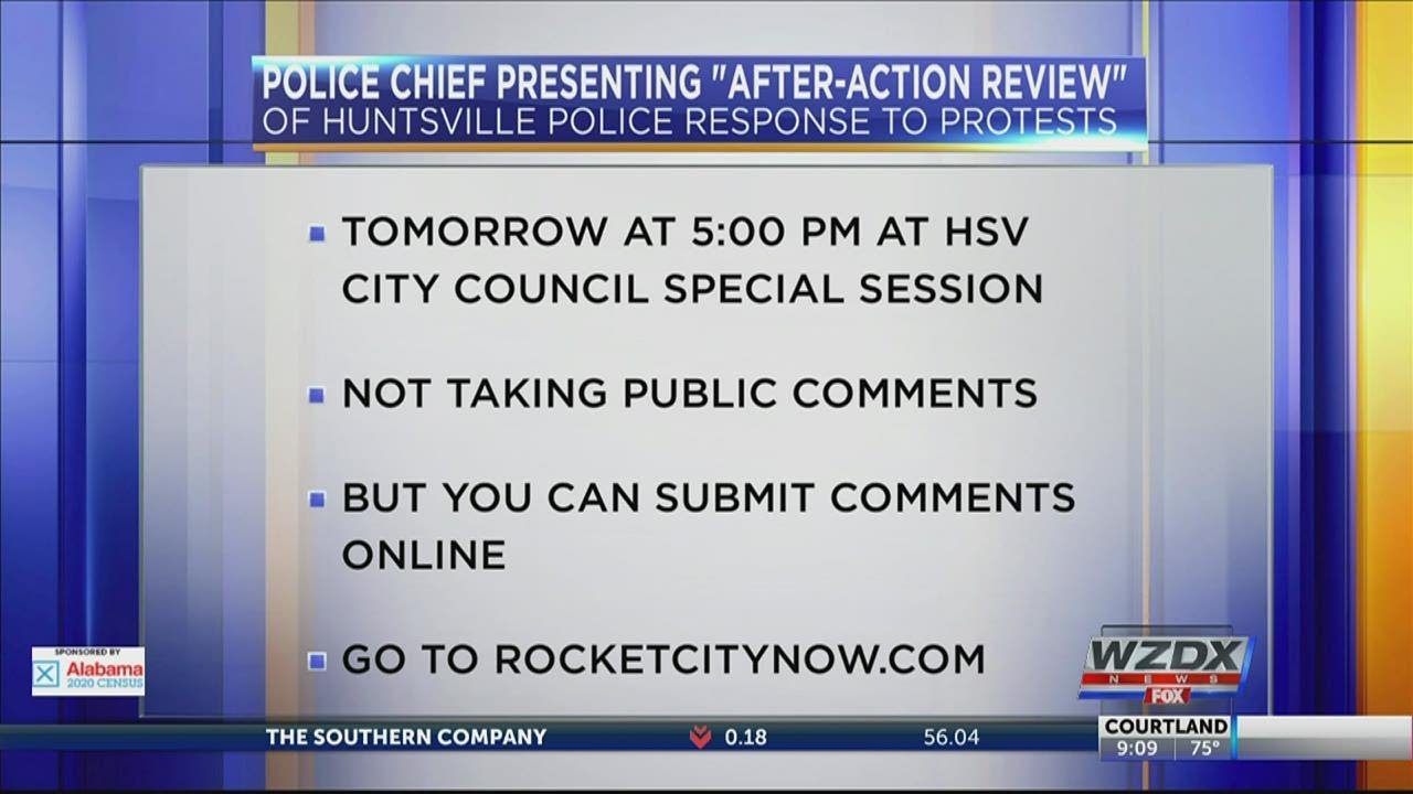 How you can submit comments to the Huntsville Police Department - YouTube