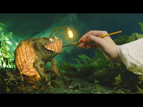 Making a Miniature Light Eating Toad for Halloween!