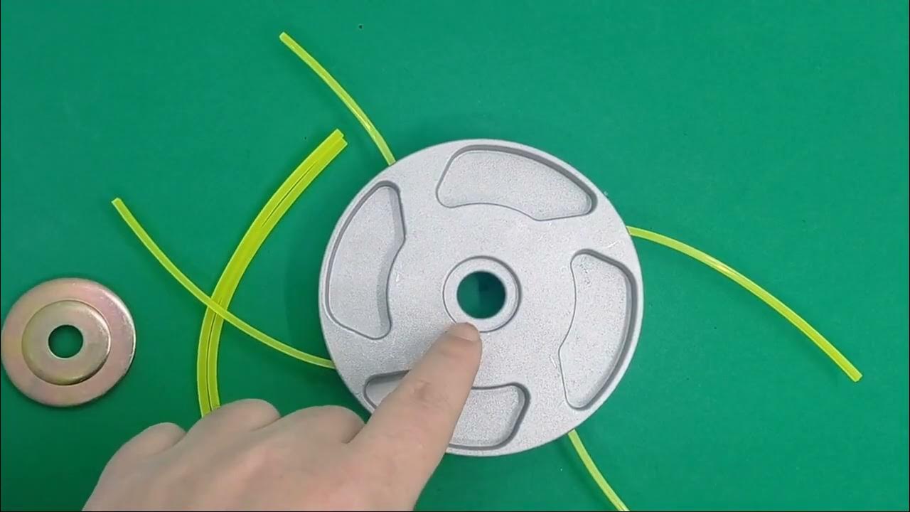 Головка триммерная Kimotozip GT18 универсальная, алюминий - YouTube