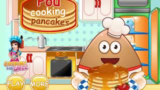 Cooking Pancakes With Pou Game For Kids screenshot 4