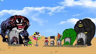 Rescue SUPERHERO HULK &amp; SPIDERMAN, Batman, Venom ,Superman : Back from the dead SECRET - FUNNY