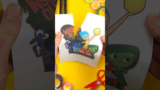 Amazing Paper Craft Trick by Inside Out 2😍 #insideout #papercraft #disney #insideout2#trick #tricks