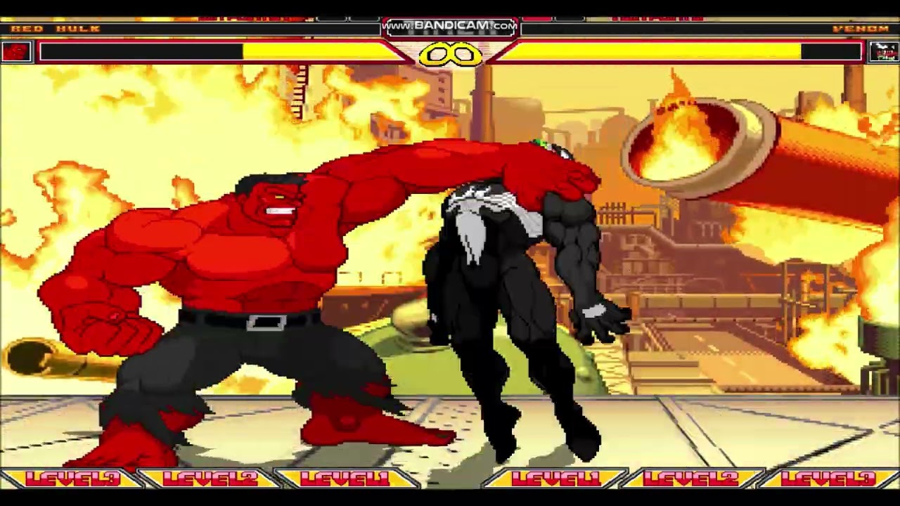 INFINITY MUGEN TEAM BATTLE: RED HULK VS VENOM