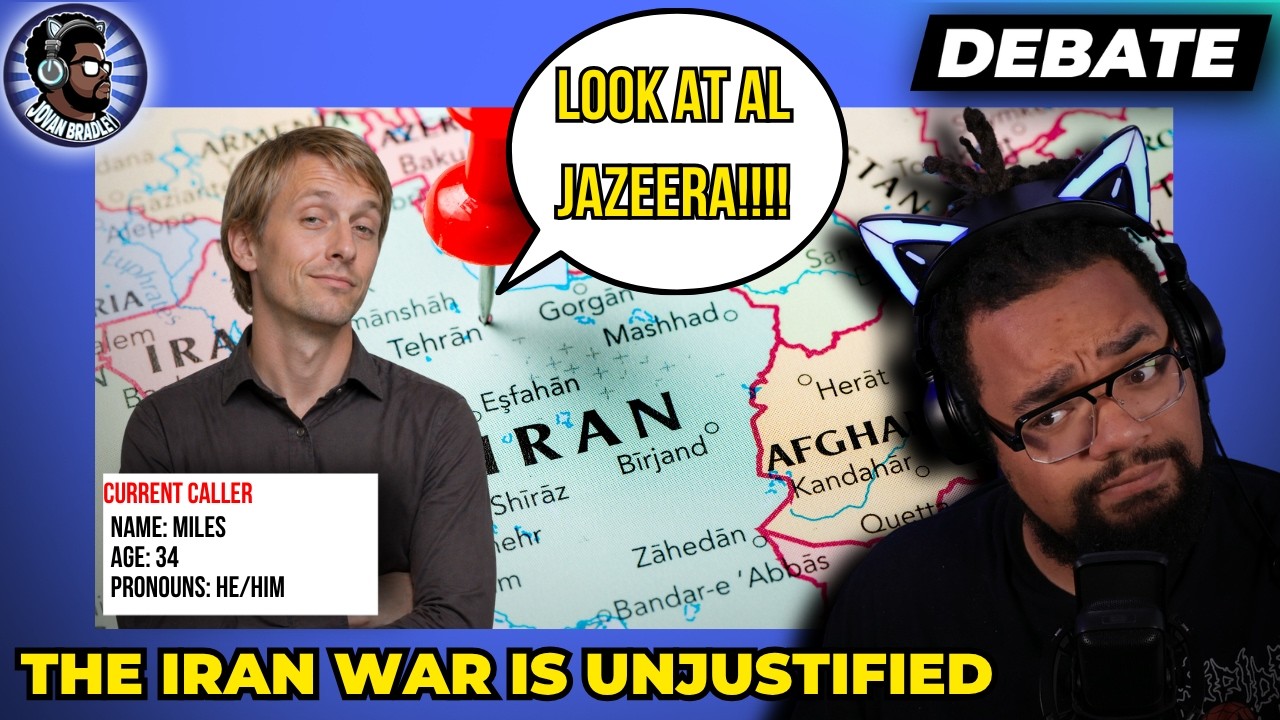 Even HIS OWN Source does not defend the War || JOVAN DEBATES
