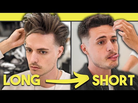 3 Haircuts From Long To Short | Slickback, Textured Quiff, Mullet, Short Fringe | 4 Mens Hairstyles