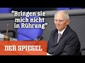 Schäubles Auftritt im neuen Bundestag: »Bringen Sie mich nicht in Rührung« | DER SPIEGEL