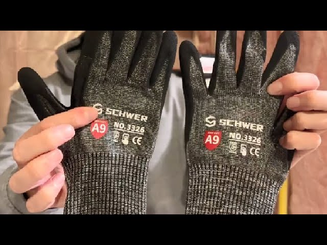Schwer ProGuard Highest Level Cut Resistant Work Gloves PR3326 for