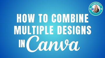 COMBINING MULTIPLE PAGES IN CANVA #canva #createoncanva #canvassador