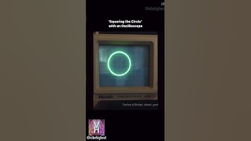 Squaring the Circle with an Oscilloscope!? 🌐🔓🌌😱🧠🤯👽💯 #viral #shorts #reels