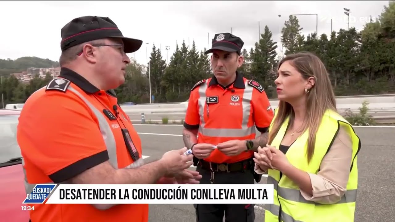 #EITB | Reportaje a la Unidad de Tráfico de Bizkaia sobre el control de las distracciones al volante