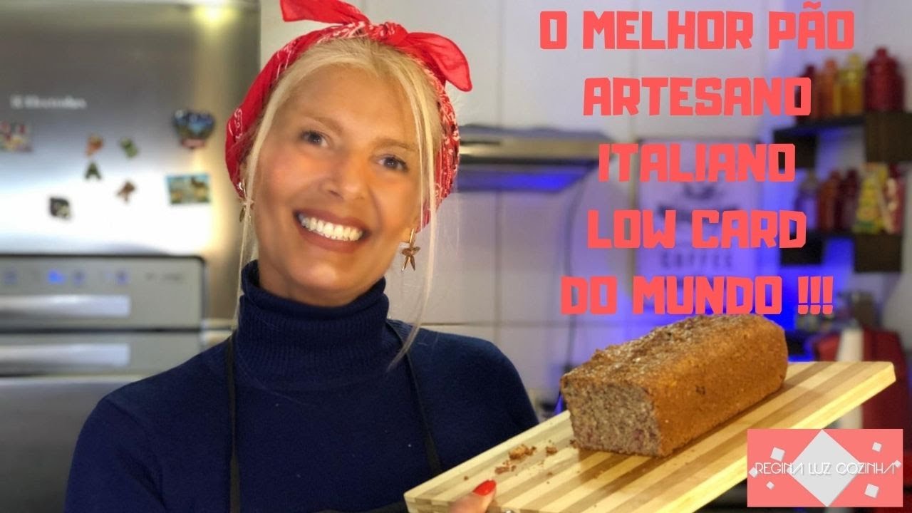 Melhor Pão Artesano Italiano Low Carb do Mundo/Best Italian Low Carb Artesano Bread in the World