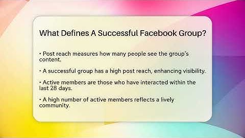 What Defines A Successful Facebook Group? - Everyday-Networking