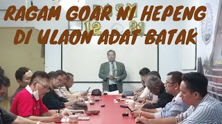 RAGAM GOAR NI HEPENG DI ULAON ADAT BATAK