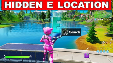 Search Hidden "E" Found in the Dive Loading Screen Locations Guide - Fortnite Chapter 2 Season 1