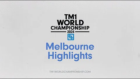 2024 TM1 World Championship Melbourne Highlights