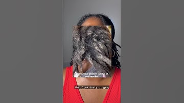 What loc build up actually looks like + tips #locs #locjourney #shorts #naturalhair # summer