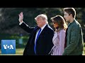 Trump, First Lady Depart for Mar-A-Lago